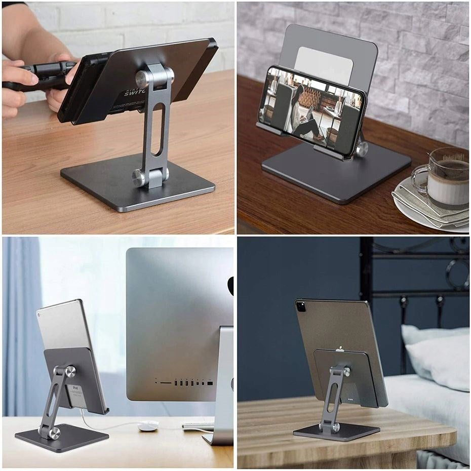 Desktop Tablet Metal Holder - Grå