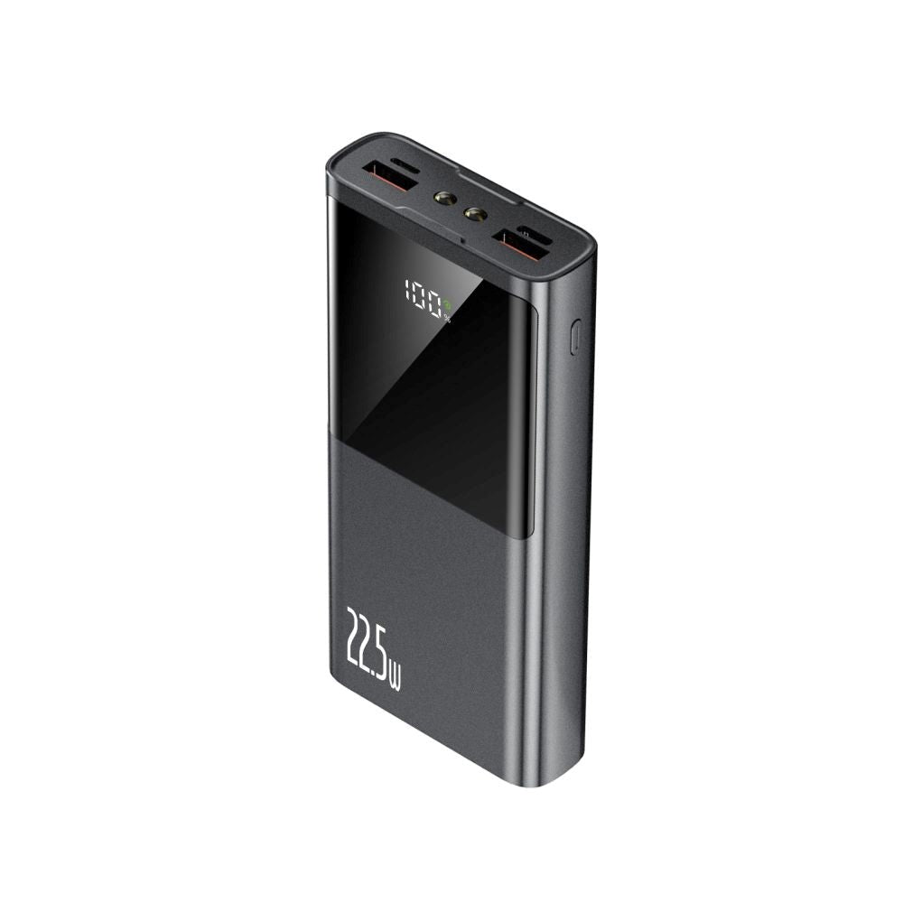 Tech-Protect PB13 22.5W Powerbank - 2 x USB-A / 1 x USB-C  - 20.000 mAh - Grå
