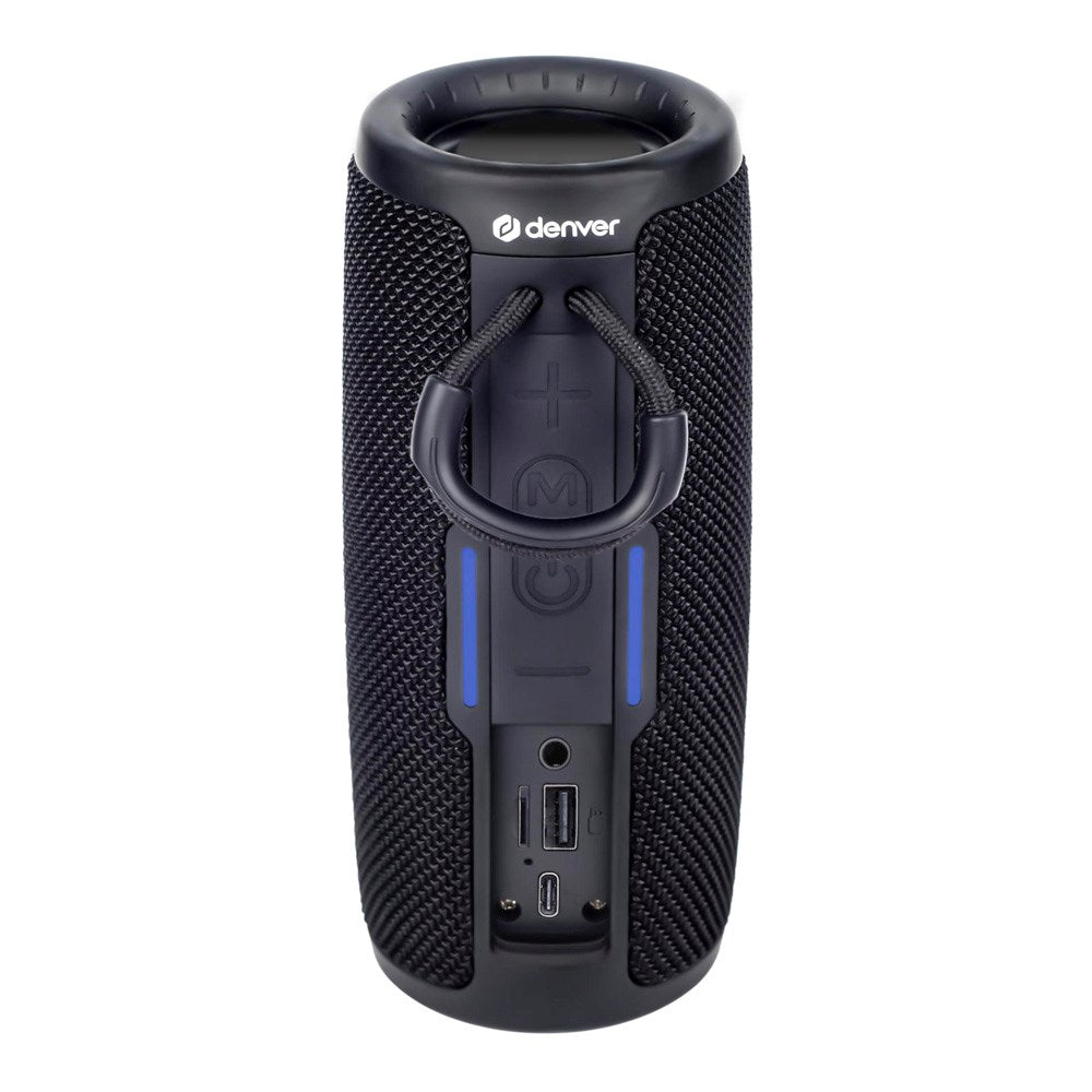 Denver Trådløs Bluetooth Højtaler m. 2 x 5W RMS - Sort