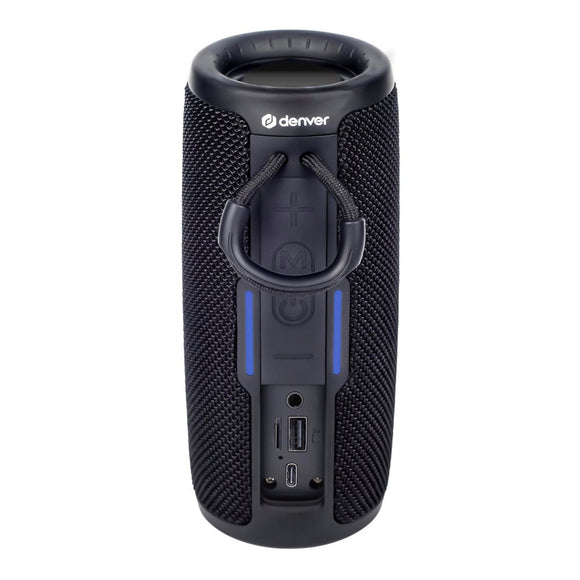 Denver Trådløs Bluetooth Højtaler m. 2 x 5W RMS - Sort