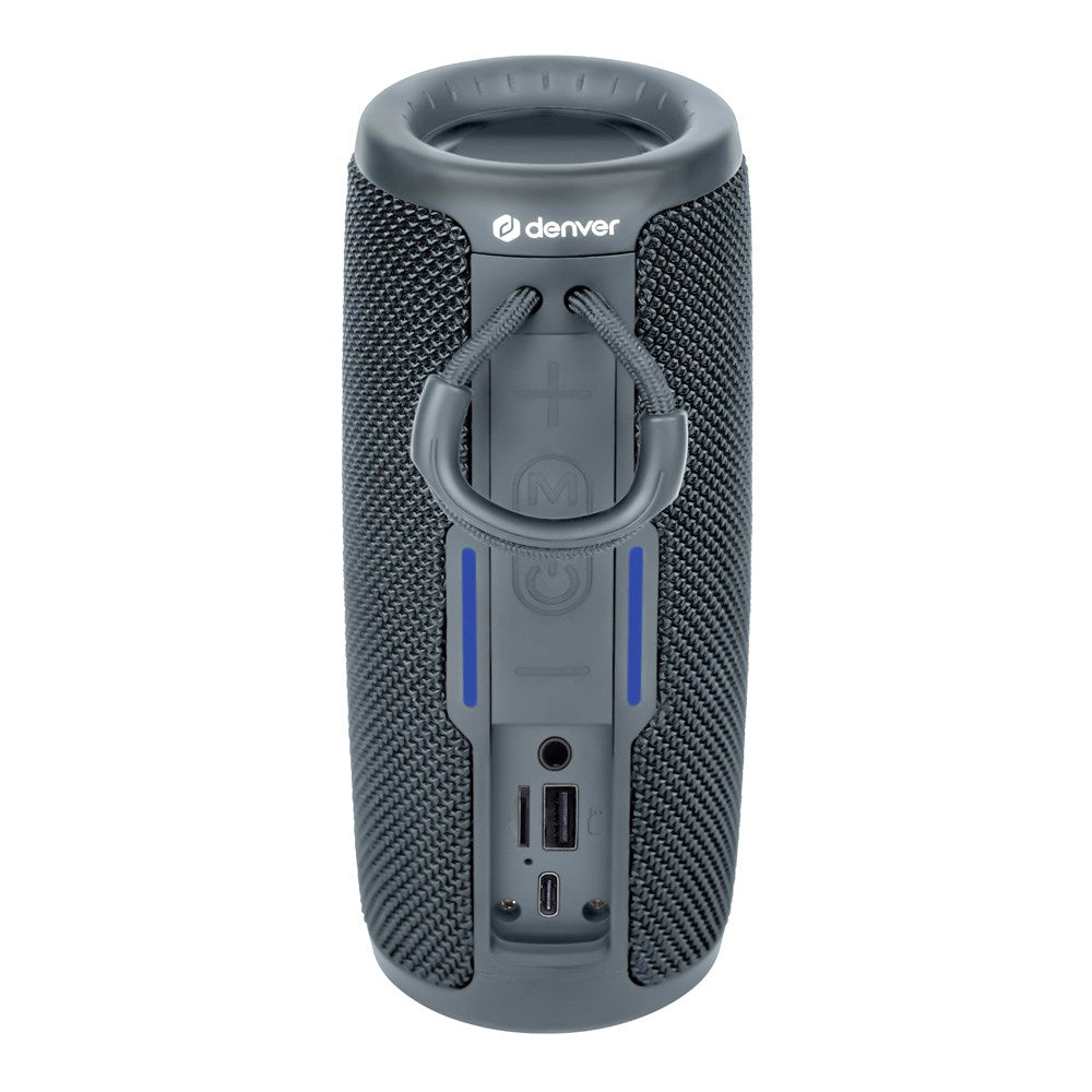 Denver Trådløs Bluetooth Højtaler m. 2 x 5W RMS - Grå