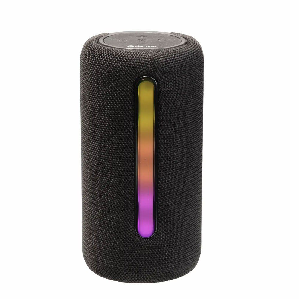 Denver BTL-330 Mini Bluetooth Højttaler m. LED Lys - Sort