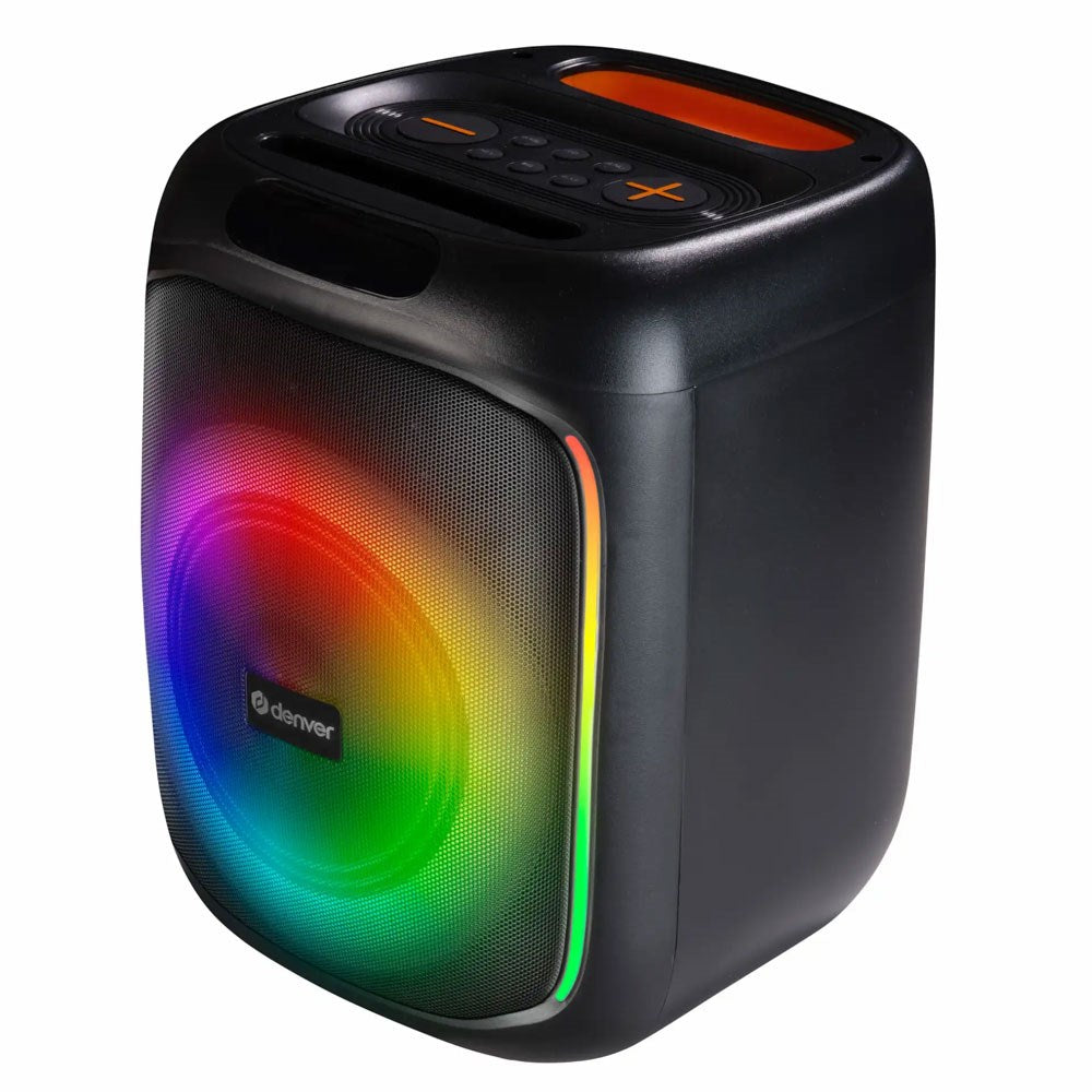 Denver BPS-165 Bluetooth Højttaler m. Indbygget Lys - Sort