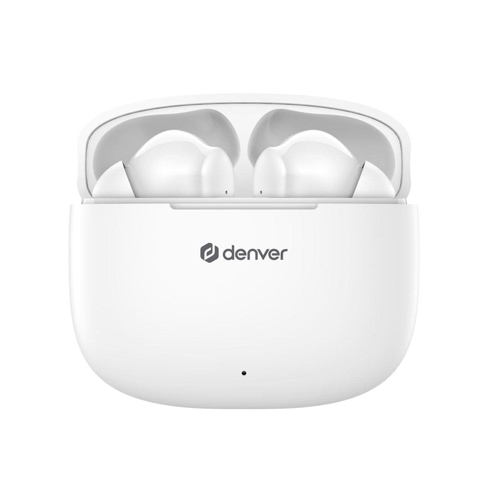 Denver True Wireless Høretelefoner - In-Ear - Hvid