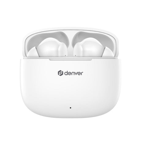 Denver True Wireless Høretelefoner - In-Ear - Hvid