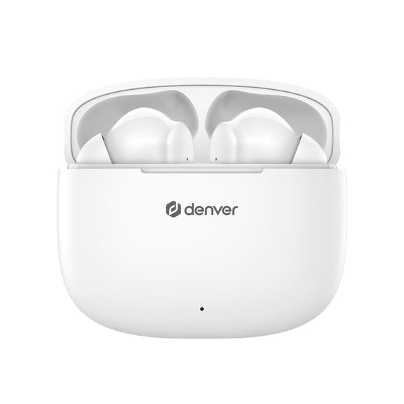 Denver True Wireless Høretelefoner - In-Ear - Hvid
