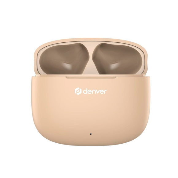 Denver True Wireless Høretelefoner - In-Ear - Beige