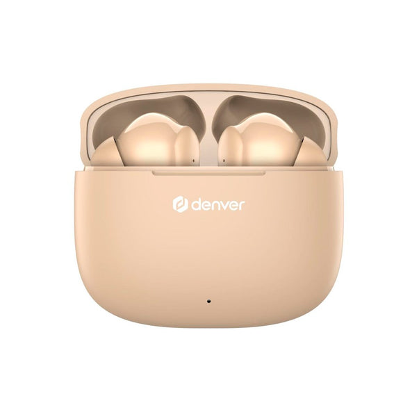 Denver True Wireless Høretelefoner - In-Ear - Beige