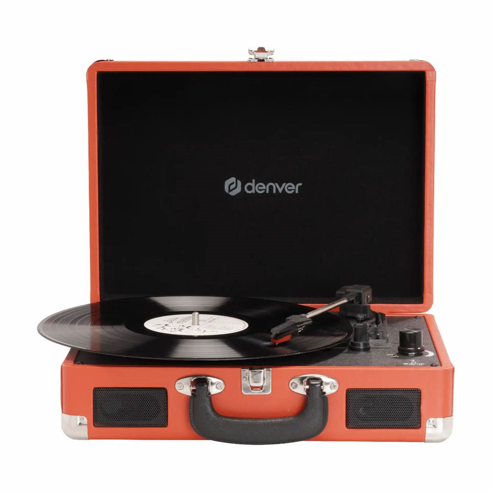 Denver VPL-120 Vintage USB Pladespiller - Rød