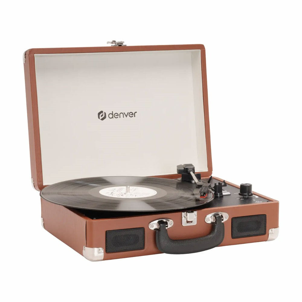 Denver VPL-120 Vintage USB Pladespiller - Brun