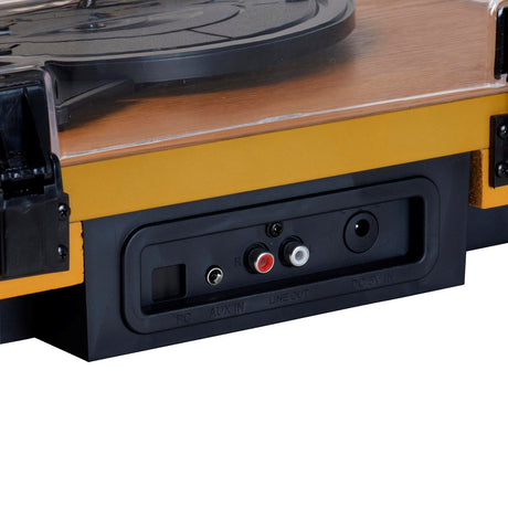 Denver VPL-230 Pladespiller m. 2 x 10W Indbyggede Højtalere - Sort / Træ