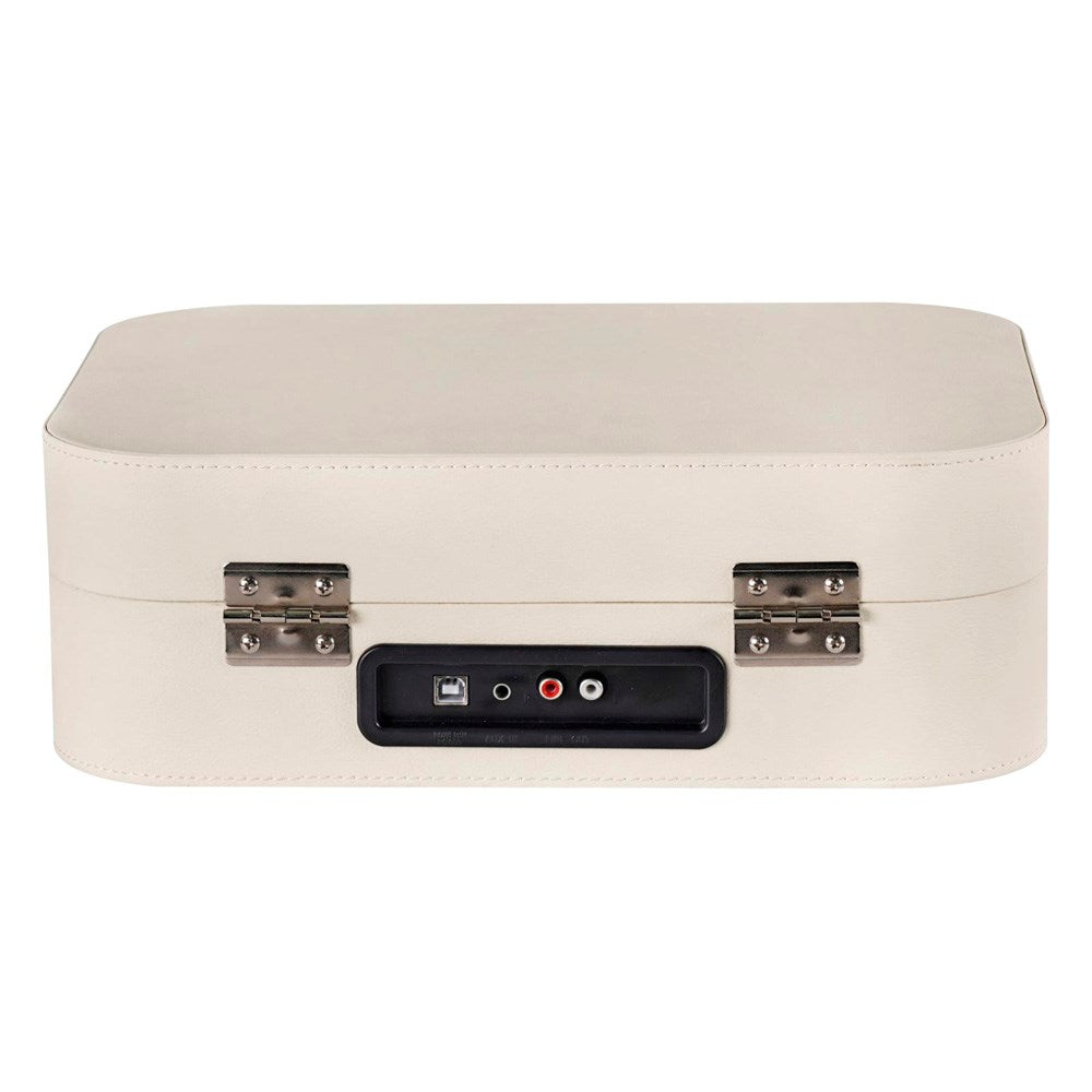 Denver VPL-130 Pladespiller m. 2 x 10W Højtalere & Optagelsessoftware - Beige