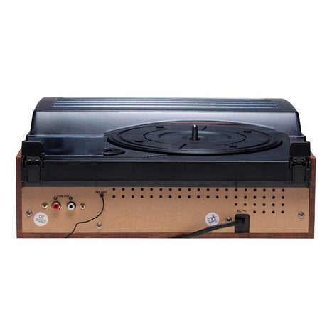 Denver VPR-190MK3 Pladespiller m. 2 x 15W Indbyggede Højtalere & FM Radio - Brun