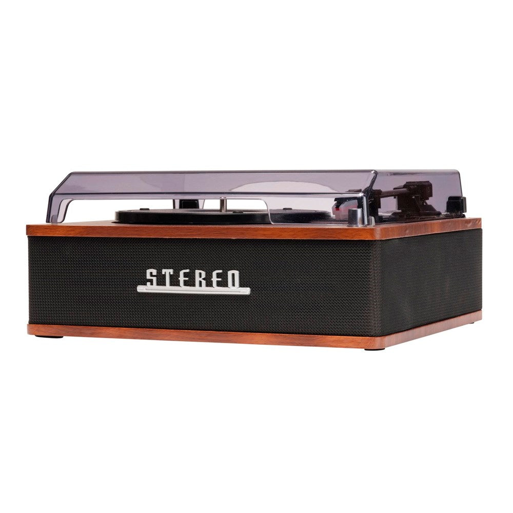 Denver VPB-262 Retro Pladespiller m. Bluetooth & 2 x 20W Indbyggede Højtalere - Sort / Brun