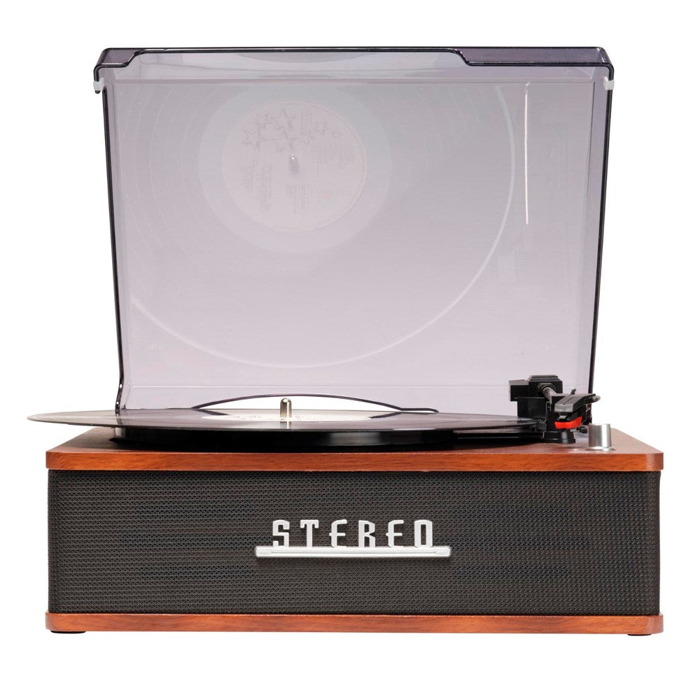 Denver VPB-262 Retro Pladespiller m. Bluetooth & 2 x 20W Indbyggede Højtalere - Sort / Brun
