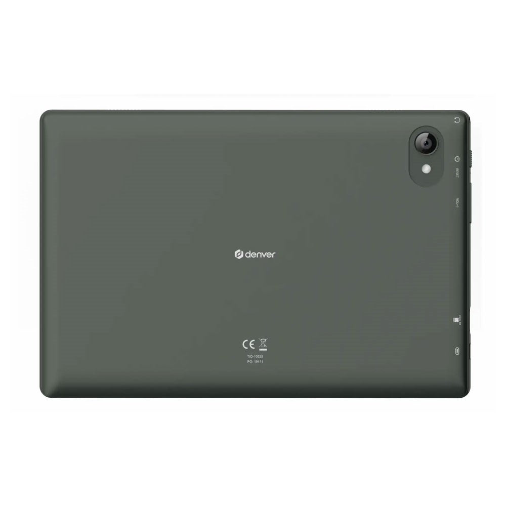 Denver TIO-10525 Tablet 10" med Android 16 - 4 RAM & 64 GB - 5.000mAh - 2 / 5 MP Kamera - Grå