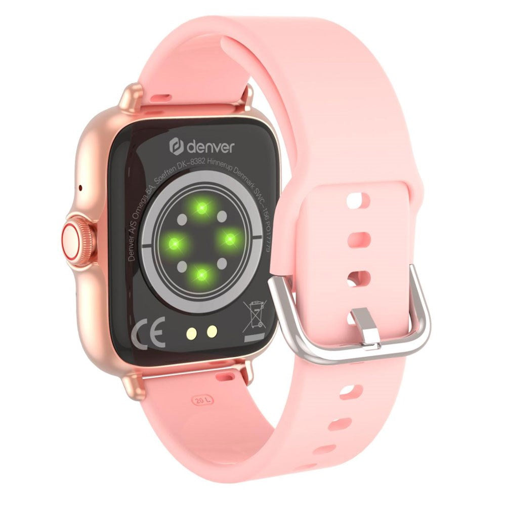 Denver SWC-156ROMK2 Bluetooth Smartwatch - Lyserød