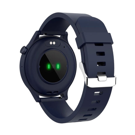 Denver SWC-338 Bluetooth Smartwatch m. Indbygget Sundhedssporing & Stemmekontrol - Mørkeblå