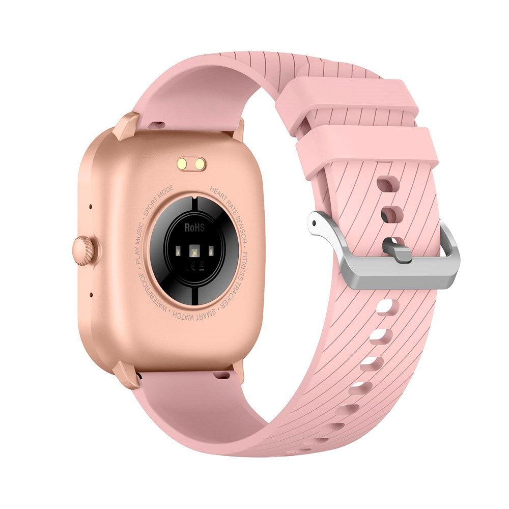 Denver SWC-187 Bluetooth Smartwatch m. Sundhedstracking & Stemmekontrol - Lyserød