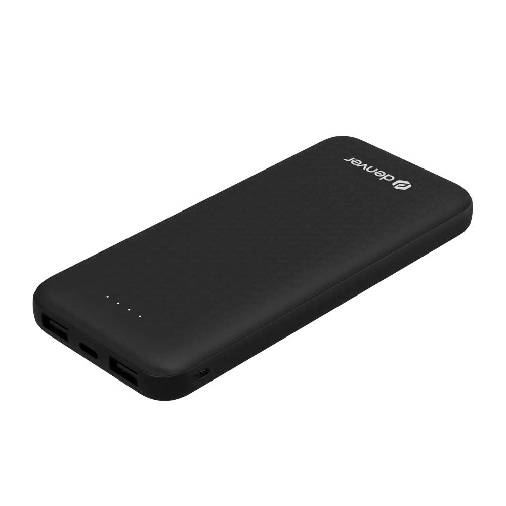 Denver PBS-10010 PowerBank 10.000 mAh m. LED Indikator - Sort