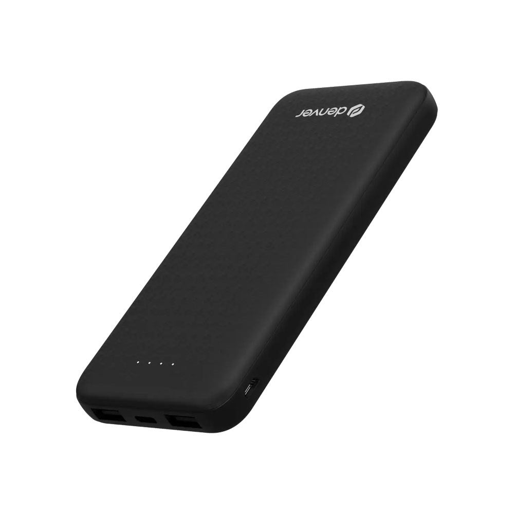 Denver PBS-10010 PowerBank 10.000 mAh m. LED Indikator - Sort