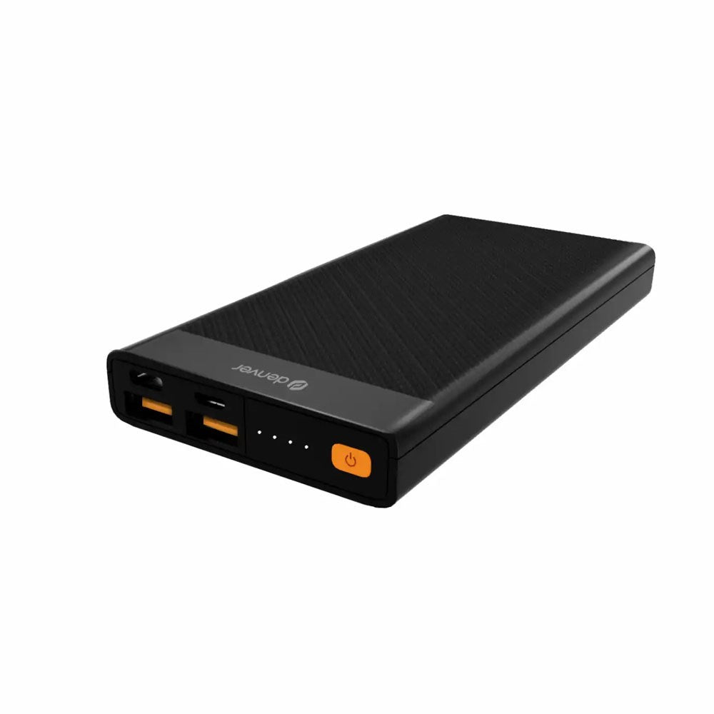 Denver PQC-10008 22.5W PowerBank - 10.000 mAh - Sort