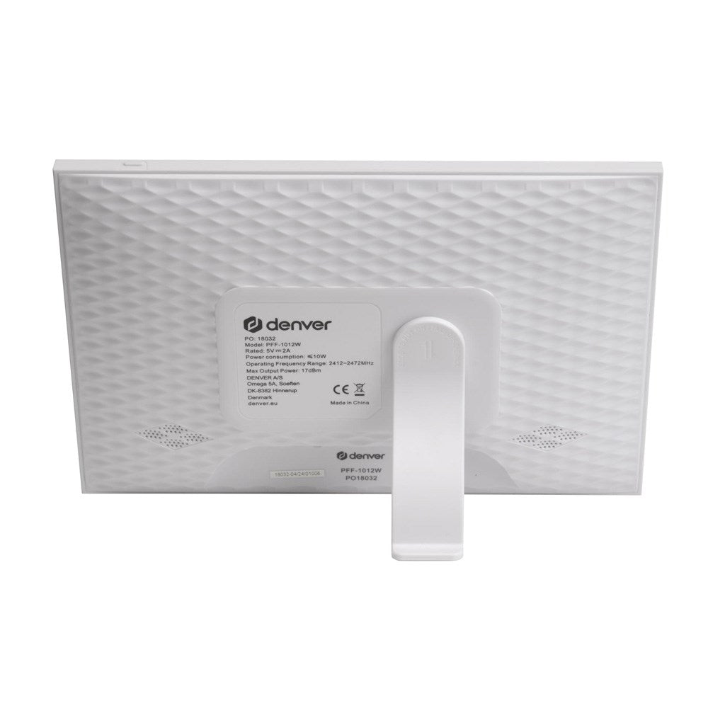 Denver Digital WiFi Fotoramme m. Frameo Fotosoftware - 10.1" / 16GB - Hvid