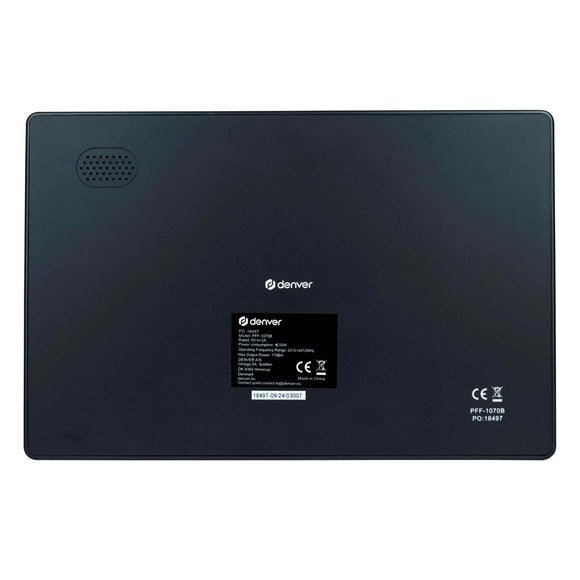 Denver Digital WiFi Fotoramme m. Genopladeligt Batteri - Frameo Fotosoftware - Sort