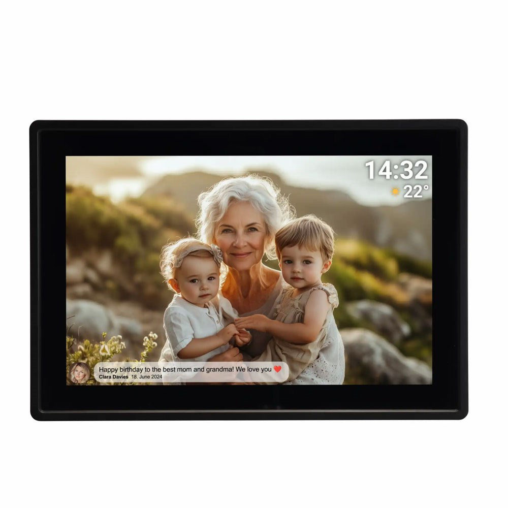 Denver PFF-1021 10.1" Digital Frameo WiFi Fotoramme - 1280x800 / 16GB - Sort