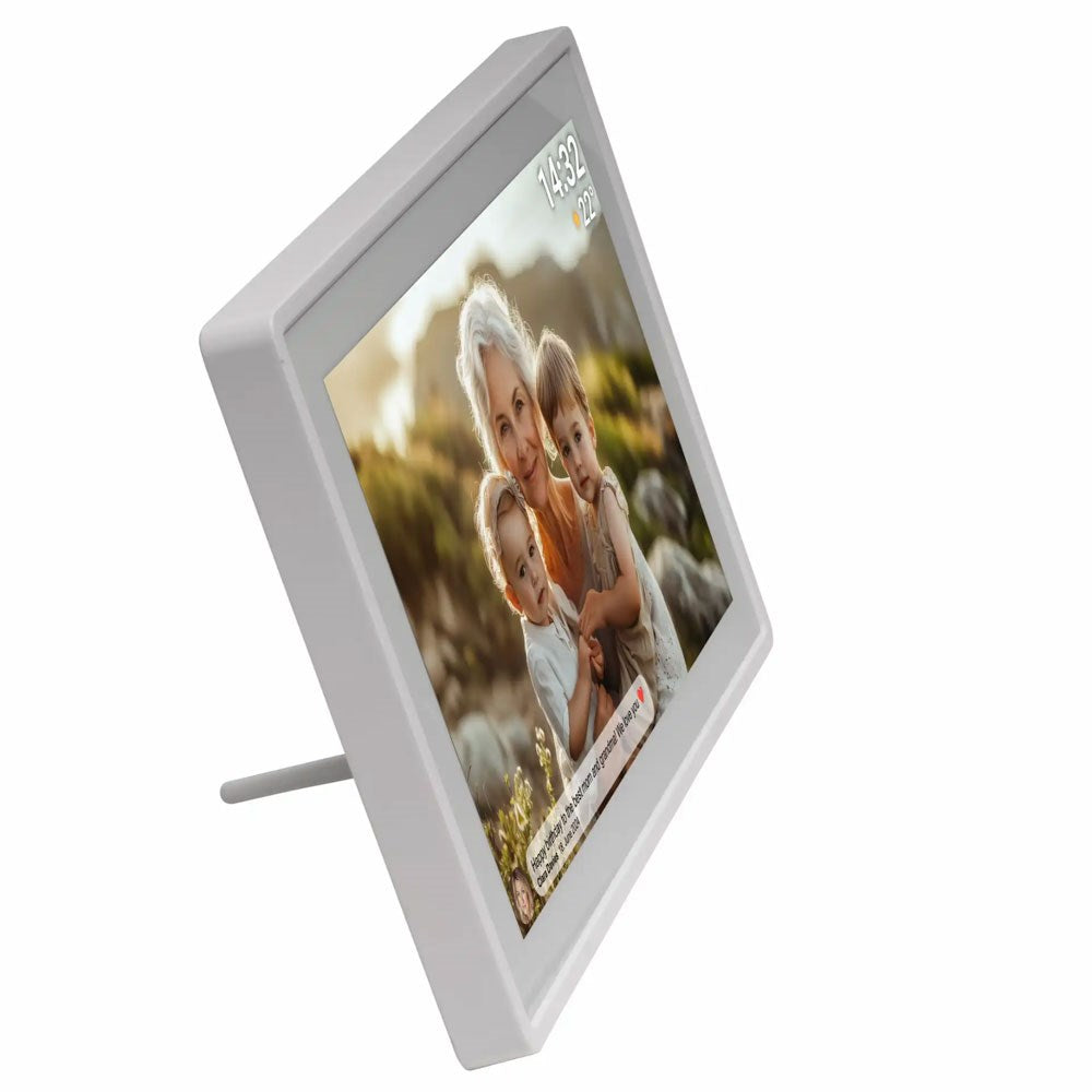 Denver PFF-1021 10.1" Digital Frameo WiFi Fotoramme - 1280x800 / 16GB - Hvid