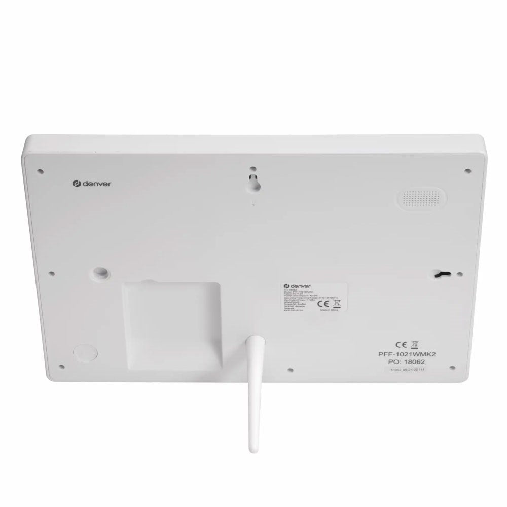 Denver PFF-1021 10.1" Digital Frameo WiFi Fotoramme - 1280x800 / 16GB - Hvid