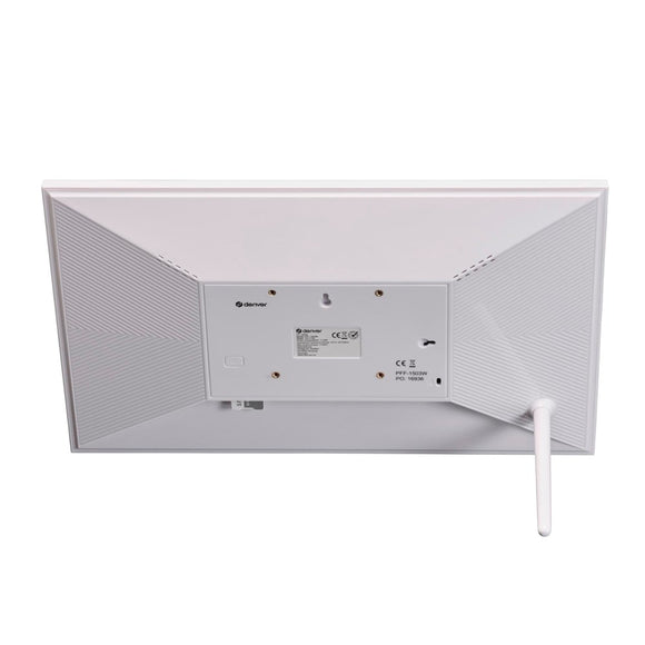 Denver HD Digital WiFi Fotoramme m. Frameo Fotosoftware - 15.6" / 16GB - Hvid