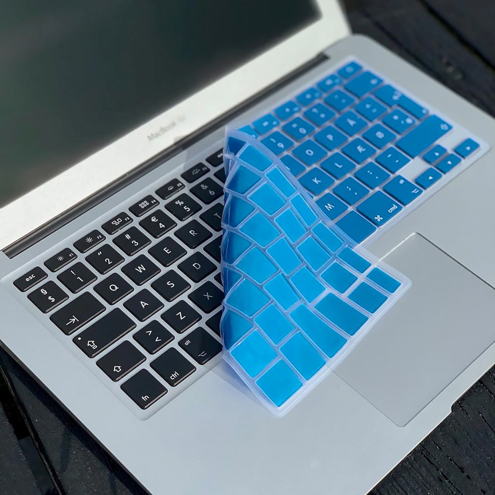 Philbert MacBook Pro 17" / Pro 15" Retina / Pro 15" / Pro 13" Retina / Pro 13" / Air 13" / Air 11" Keyboard Cover m. Dansk Tastatur - Lyseblå