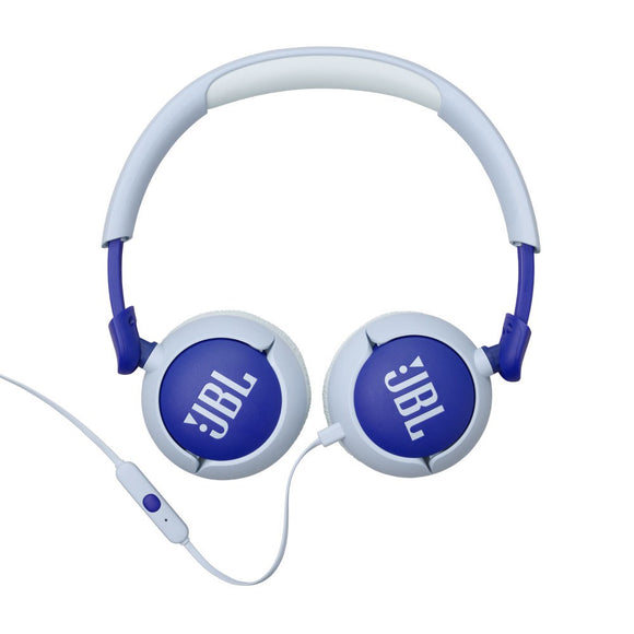 JBL Junior 320 On-Ear Børne Headset Maks. 85 dB m. Ledning - Høretelefoner - Blå