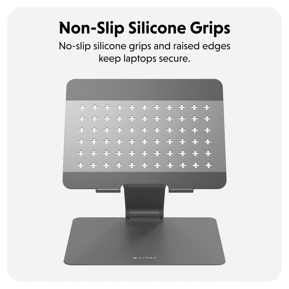 Hyper HyperSpace Ergonomisk Justerbar Laptop Holder - Space Grey