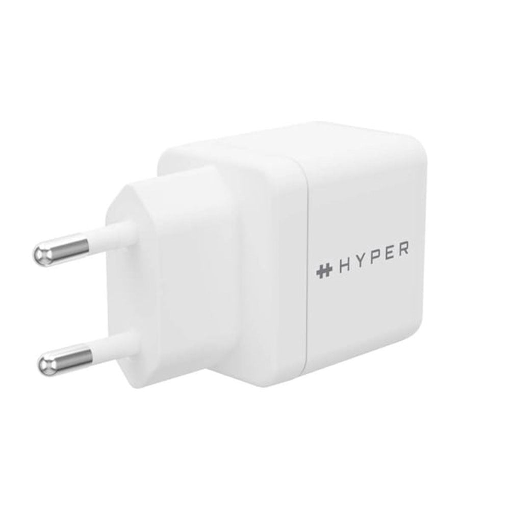 Hyper HyperJuice 35W Vægoplader m. 2x USB-C - Hvid