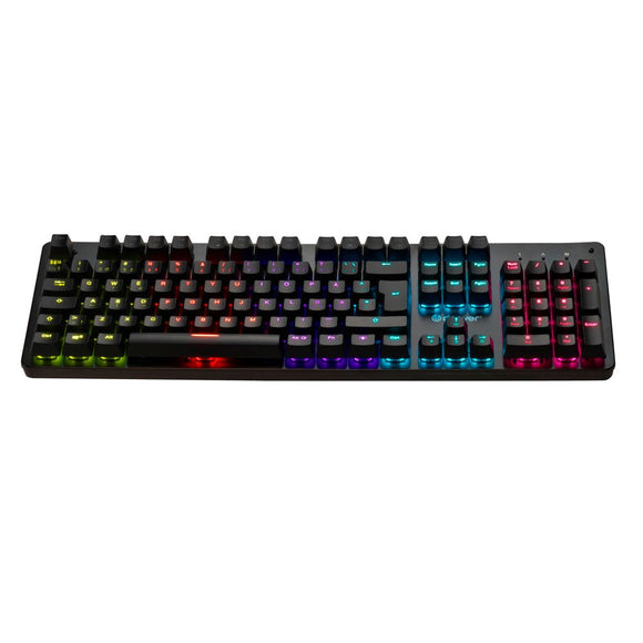 Denver GKK-330 Mekanisk Gaming Tastatur m. USB-Kabel & RGB-Lys - Nordisk Layout - Sort