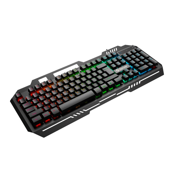 Denver GKB-231 Gaming Tastatur m. USB-kabel & RGB Lys - Nordisk Layout - Sort