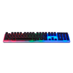 Denver GKB-232 Gaming Tastatur - 150cm USB-kabel - RGB Lys - Nordisk Layout - Sort