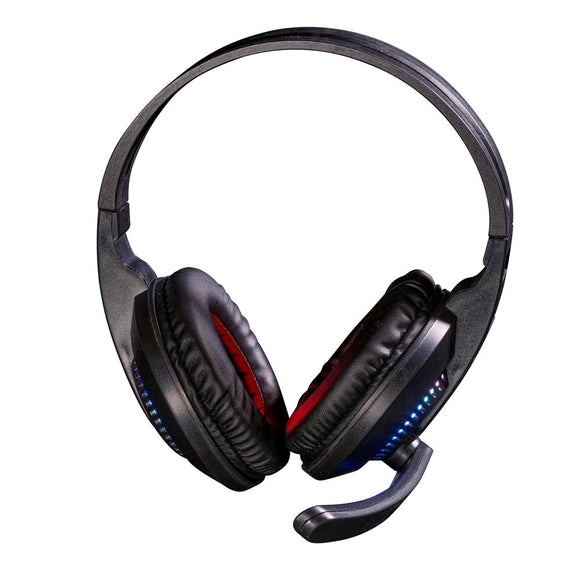 Denver Headset til Gaming m. LED-Lys - Sort