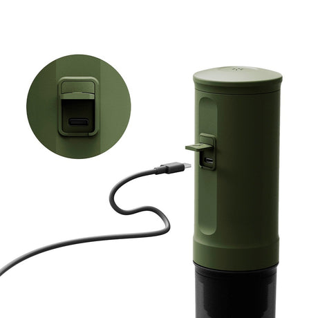 OutIn Nano Bærbar Espressomaskine - Forest Green