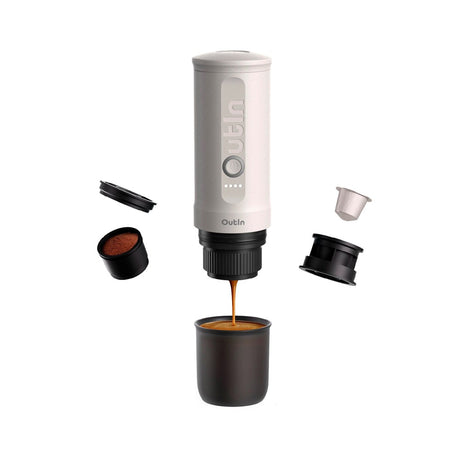 OutIn Nano Bærbar Espressomaskine - Pearl White