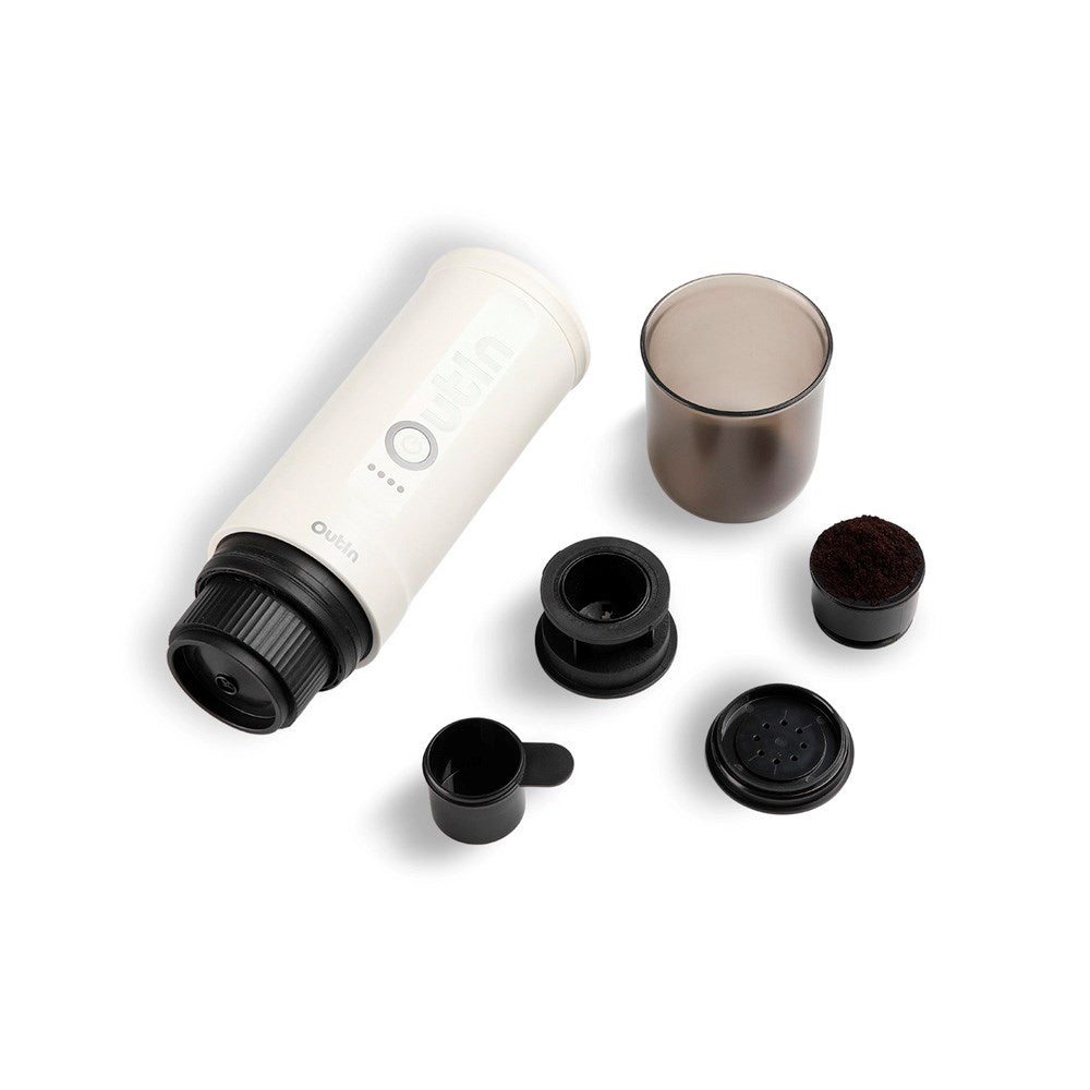 OutIn Nano Bærbar Espressomaskine - Pearl White