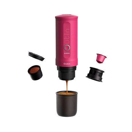OutIn Nano Bærbar Espressomaskine - Fuchsia Pink