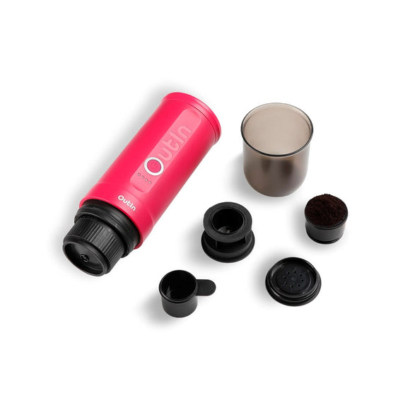 OutIn Nano Bærbar Espressomaskine - Fuchsia Pink