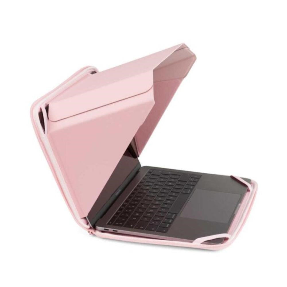 Philbert MacBook 15-16" Sleeve m. Indbygget Sol / Privacy Afskærmning - Lyserød