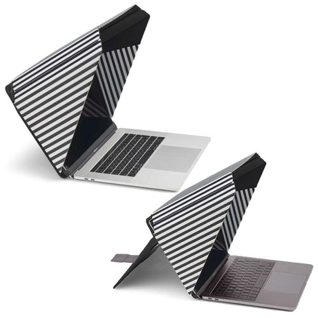 Universal 12" / 13" / 14" Laptop Philbert Cover m. Solafskærmning & Integreret Privacy - Stribet