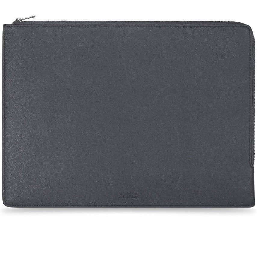 Holdit Læder Sleeve til MacBook / Laptop 14" (32,5 x 22.7 x 1.7 cm) - Sort