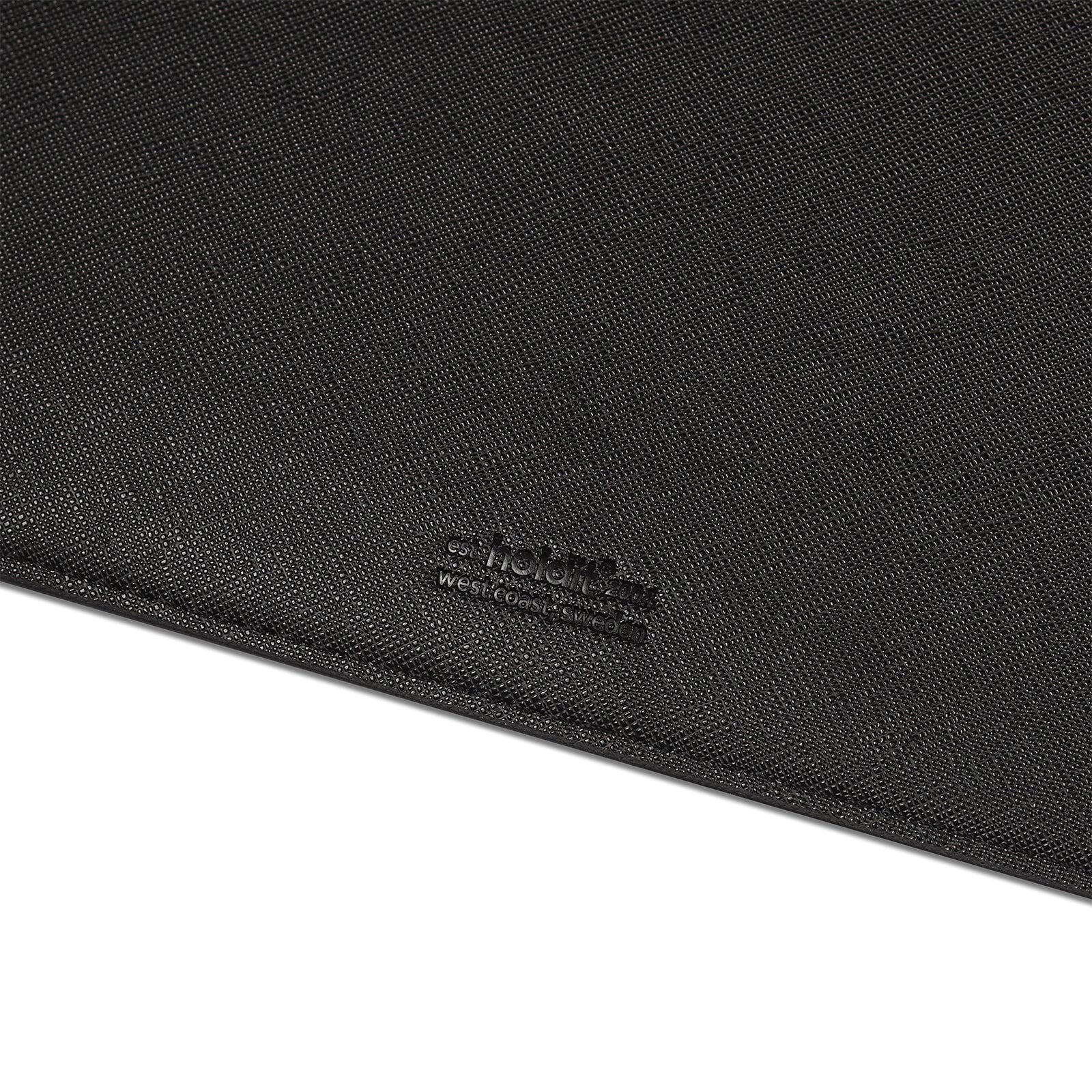 Holdit Læder Sleeve til MacBook / Laptop 14" (32,5 x 22.7 x 1.7 cm) - Sort