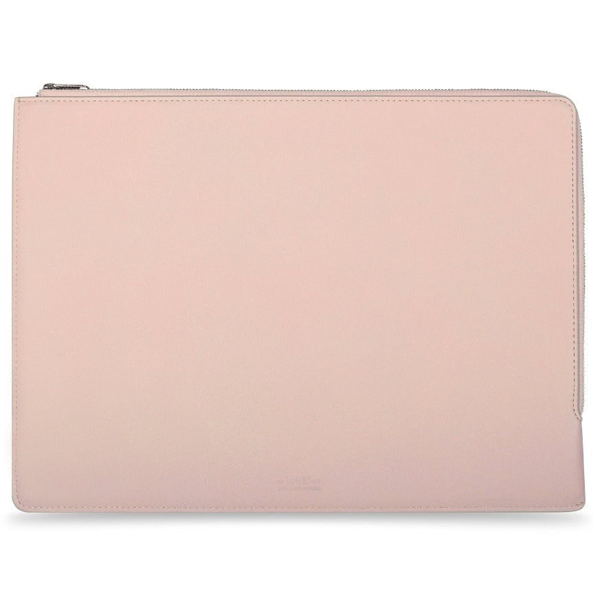 Holdit Læder MacBook / Laptop Case 16" (39 x 27 cm) - Lyserød